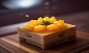越南河内老街早晨，食客坐在矮凳上享用一碗热腾腾的河粉，街边老树和殖民地建筑构成东南亚晨光下的生活画卷